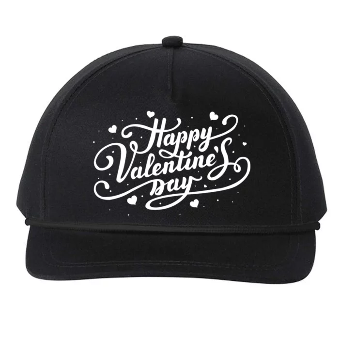 Happy Valentines Day Romantic Gift Snapback Five-Panel Rope Hat