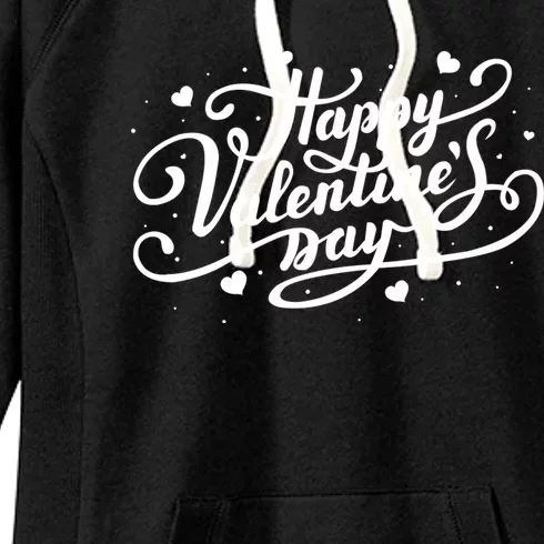 Happy Valentines Day Romantic Gift Women's Fleece Hoodie