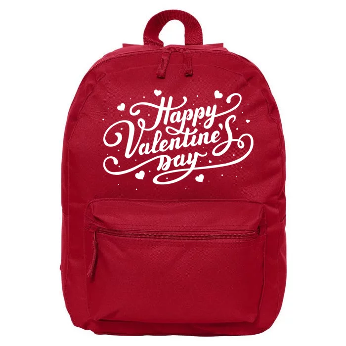 Happy Valentines Day Romantic Gift 16 in Basic Backpack