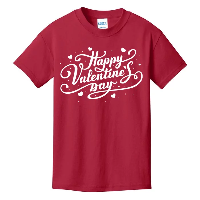 Happy Valentines Day Romantic Gift Kids T-Shirt