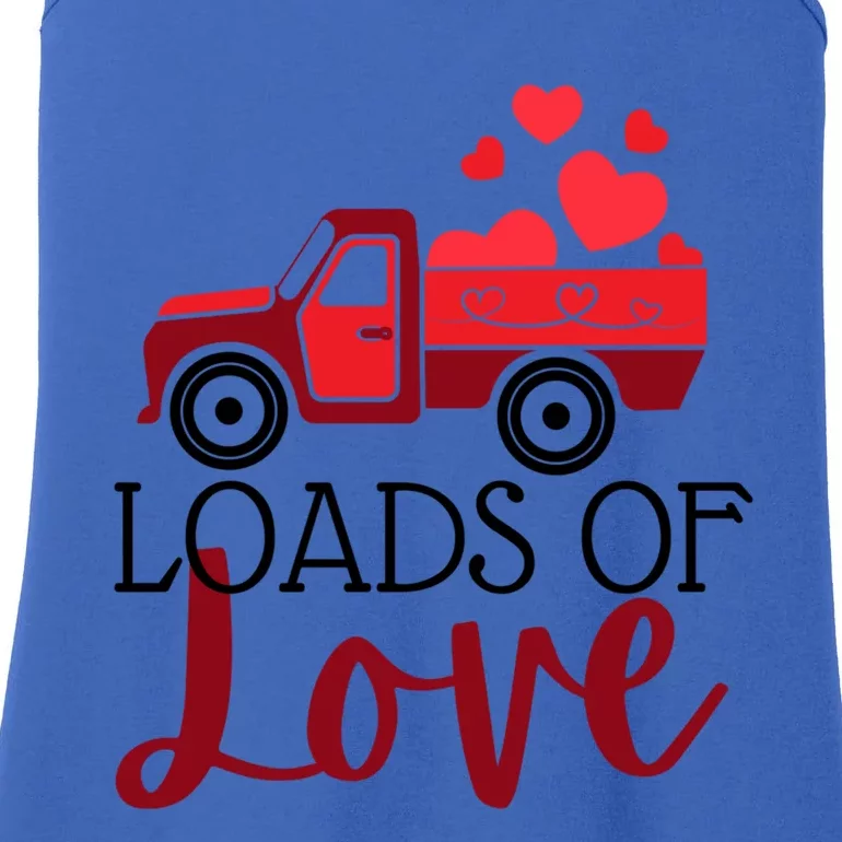 Happy Valentines Day Farm Truck Loads Of Love Gift Ladies Essential Tank