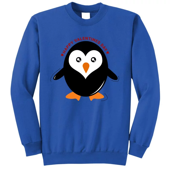 Happy Valentines Day Penguin Love Gift Tall Sweatshirt