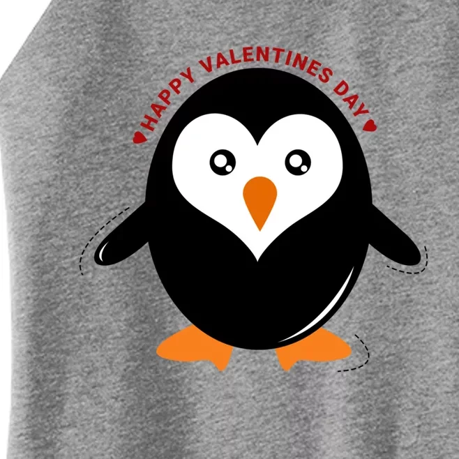 Happy Valentines Day Penguin Love Gift Women’s Perfect Tri Rocker Tank