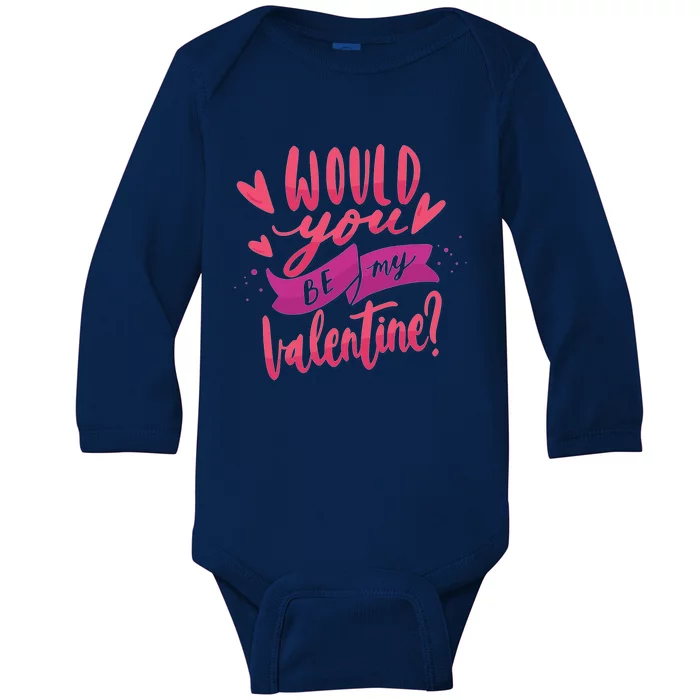 Happy Valentines Day Cute Gift Baby Long Sleeve Bodysuit