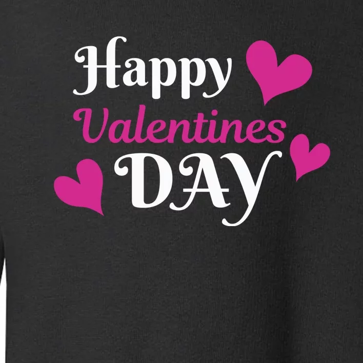 Happy Valentine's Day Toddler Sweatshirt