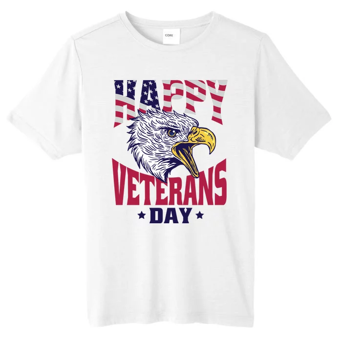 Happy Veterans Day Eagle ChromaSoft Performance T-Shirt