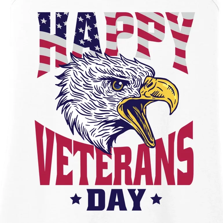 Happy Veterans Day Eagle Ladies Essential Tank