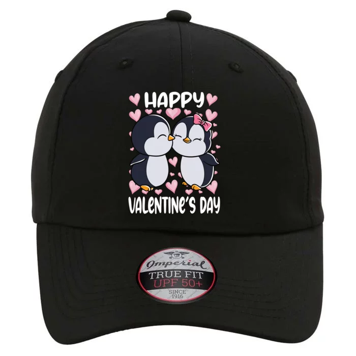 Happy Valentine's Day Couple Penguins Valentines Day Great Gift The Original Performance Cap