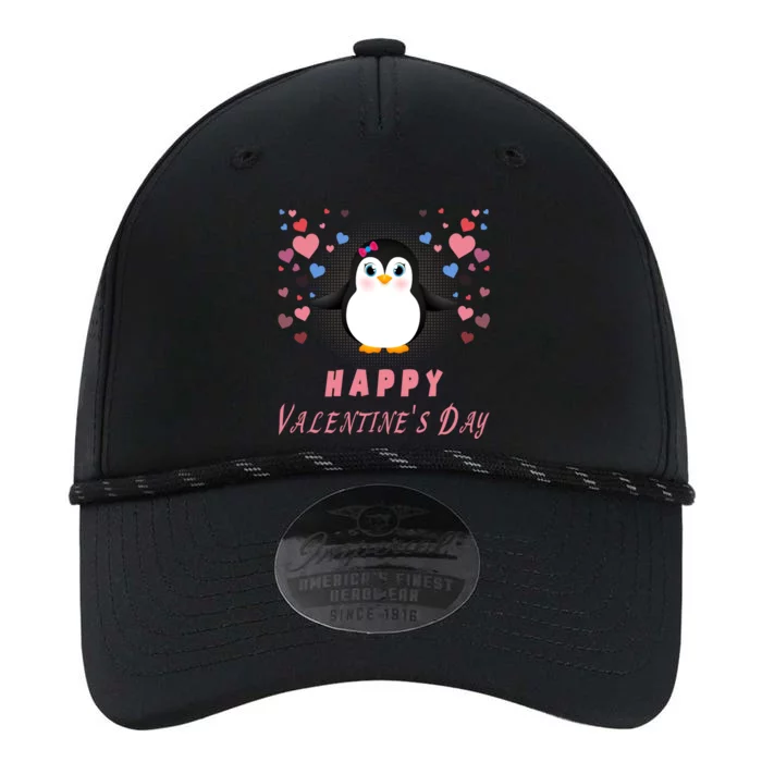 Happy Valentine's Day Cute Penguin Lovers Gift Performance The Dyno Cap