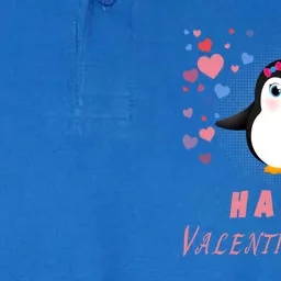 Happy Valentine's Day Cute Penguin Lovers Gift Softstyle Adult Sport Polo