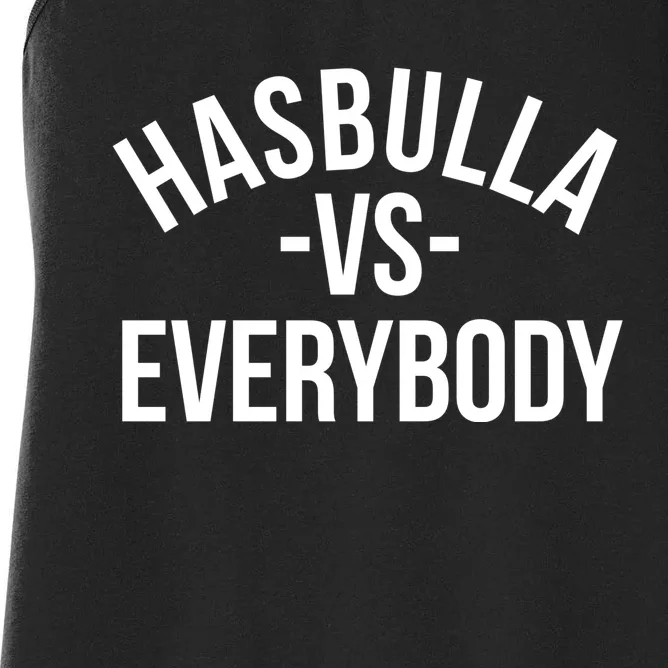 Hasbulla Vs Everybody Women's Racerback Tank