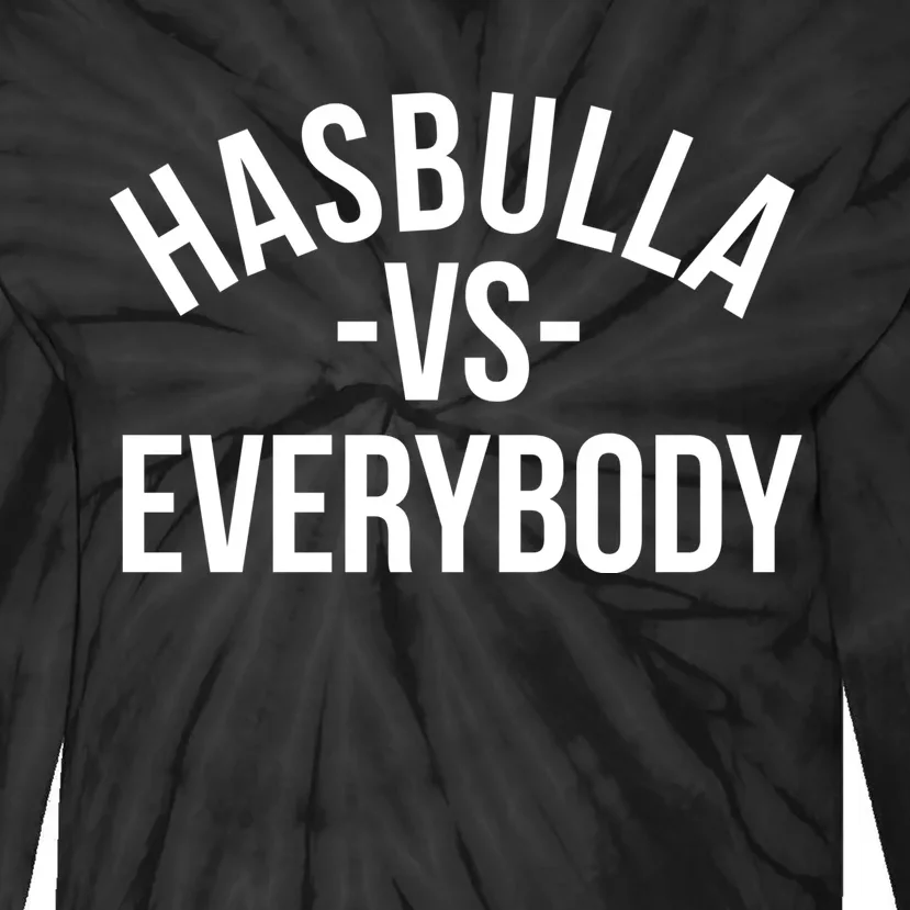 Hasbulla Vs Everybody Tie-Dye Long Sleeve Shirt