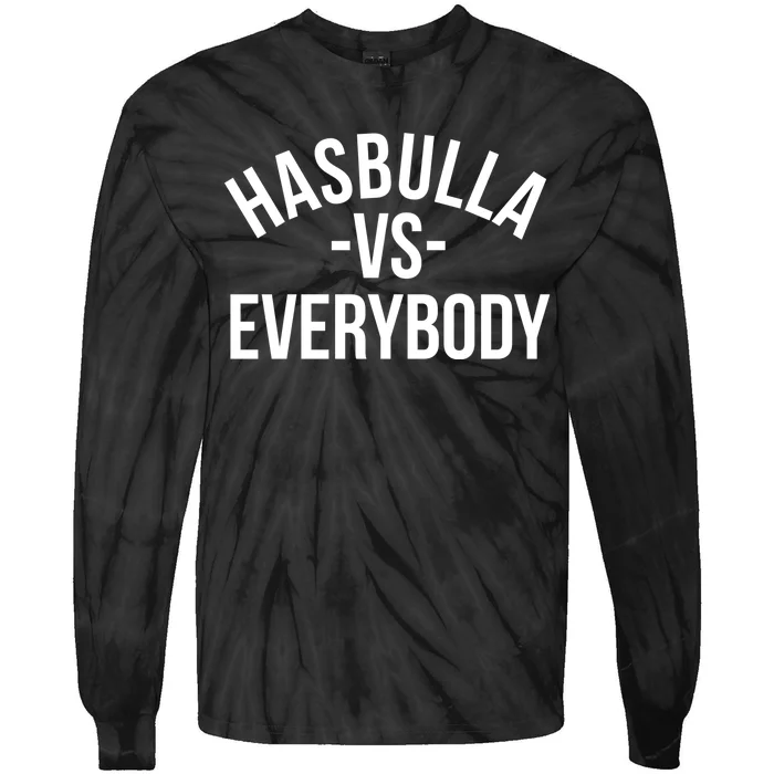 Hasbulla Vs Everybody Tie-Dye Long Sleeve Shirt