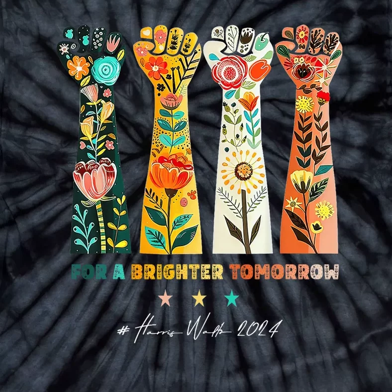 Hands Vote For A Brighter Tomorrow 2024 Tie-Dye T-Shirt