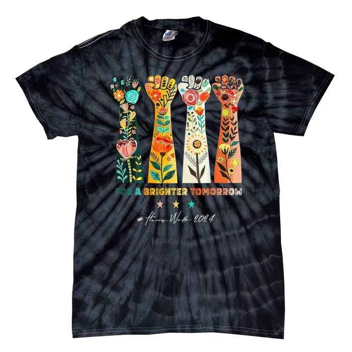 Hands Vote For A Brighter Tomorrow 2024 Tie-Dye T-Shirt