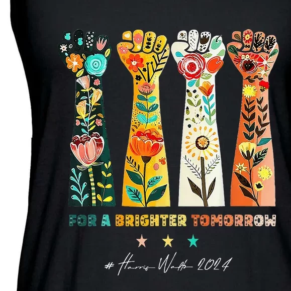 Hands Vote For A Brighter Tomorrow 2024 Ladies Essential Flowy Tank