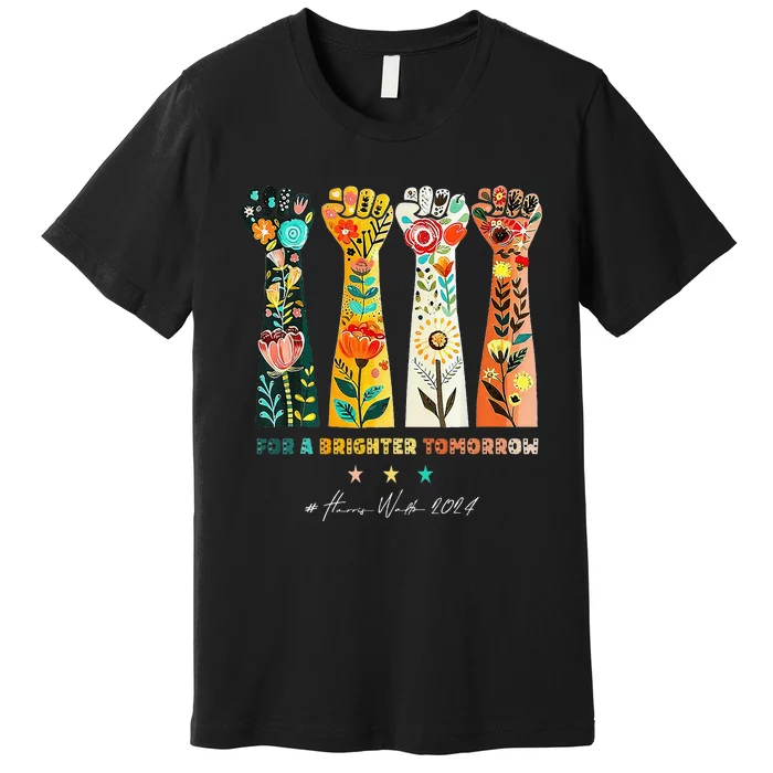 Hands Vote For A Brighter Tomorrow 2024 Premium T-Shirt