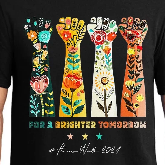 Hands Vote For A Brighter Tomorrow 2024 Pajama Set