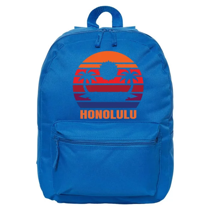 Honolulu Vacation Gift 16 in Basic Backpack