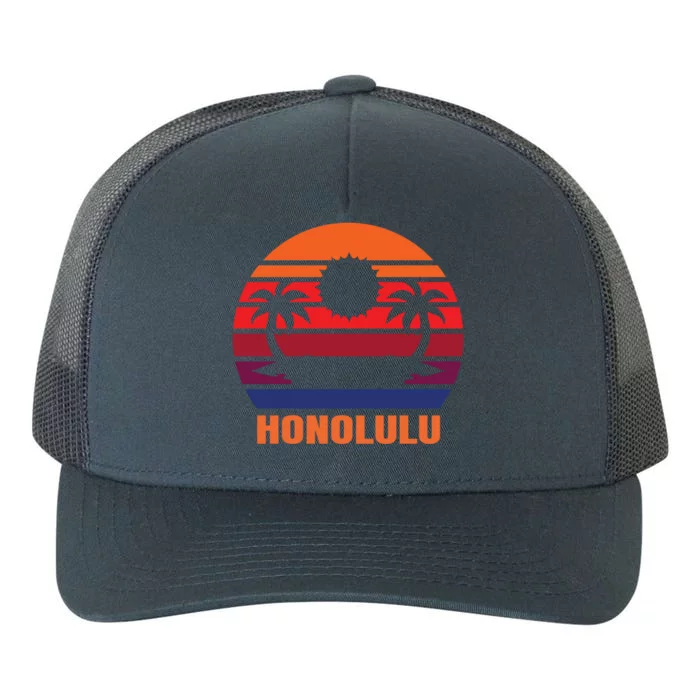 Honolulu Vacation Gift Yupoong Adult 5-Panel Trucker Hat