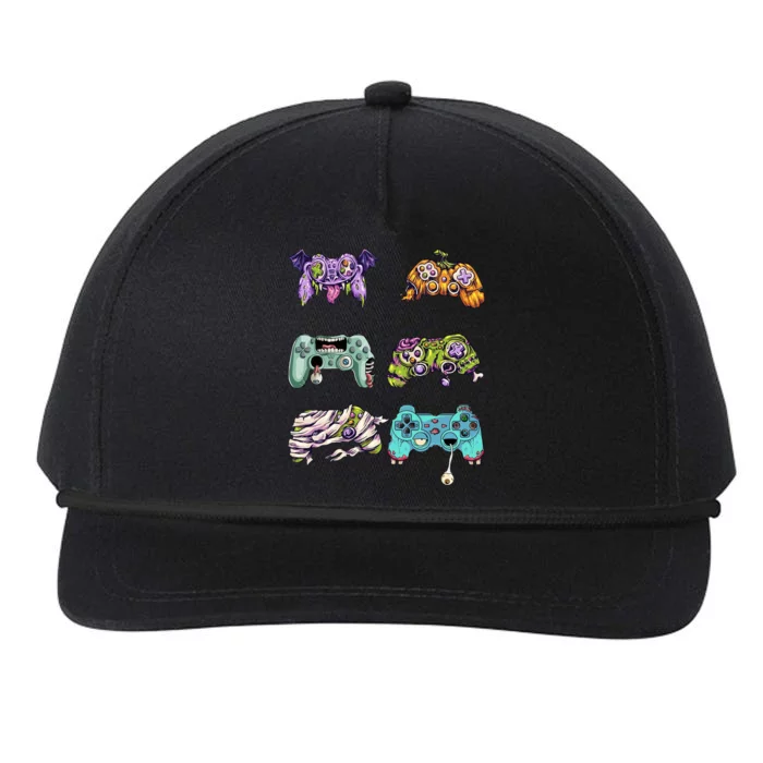 Halloween Video Gaming Controller Snapback Five-Panel Rope Hat