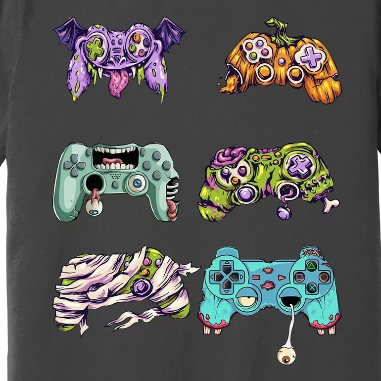 Halloween Video Gaming Controller Premium T-Shirt