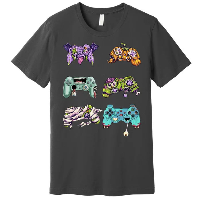 Halloween Video Gaming Controller Premium T-Shirt