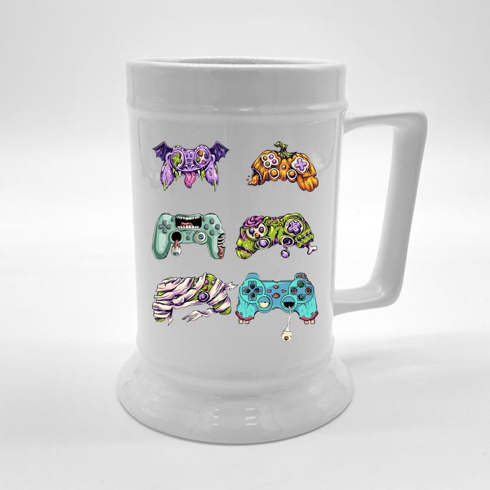 Halloween Video Gaming Controller Front & Back Beer Stein