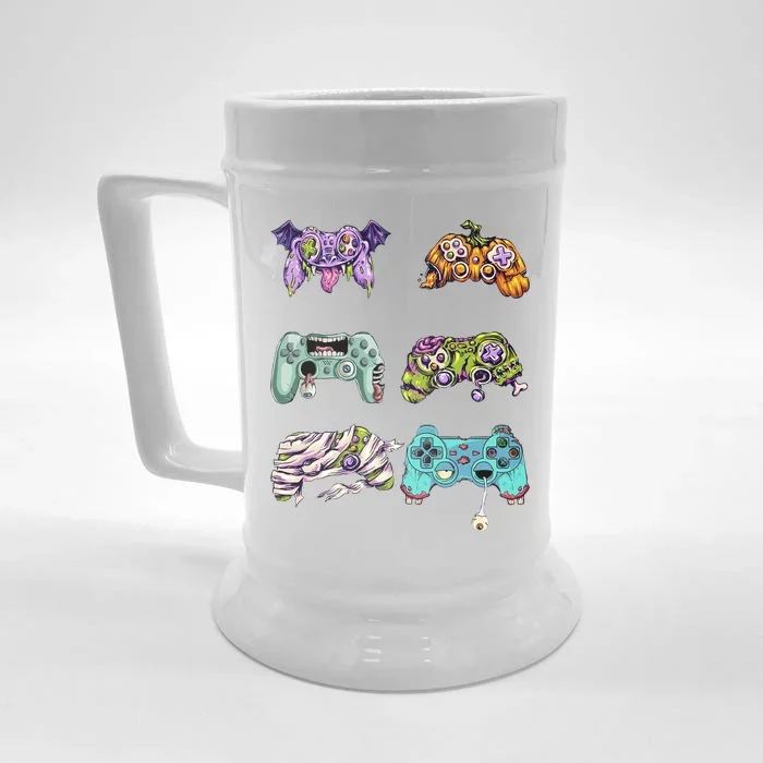 Halloween Video Gaming Controller Front & Back Beer Stein