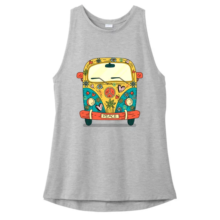 Hippie Van Ladies Tri-Blend Wicking Tank