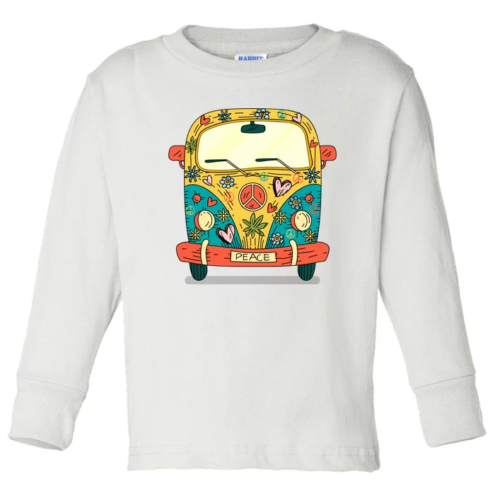 Hippie Van Toddler Long Sleeve Shirt