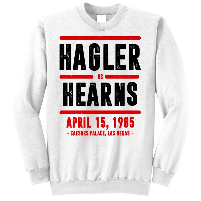 Hagler Vs Hearns 80s Boxing Sweatshirt