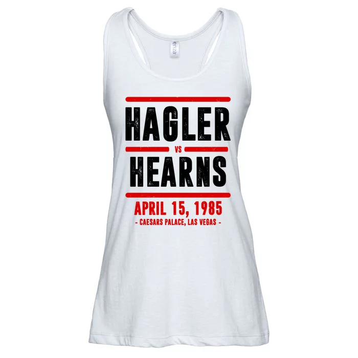 Hagler Vs Hearns 80s Boxing Ladies Essential Flowy Tank