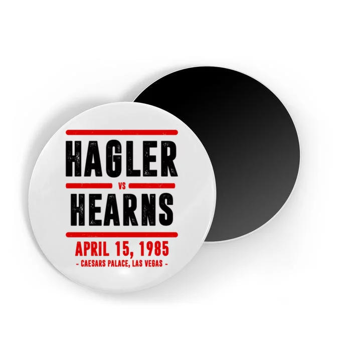 Hagler Vs Hearns 80s Boxing Magnet