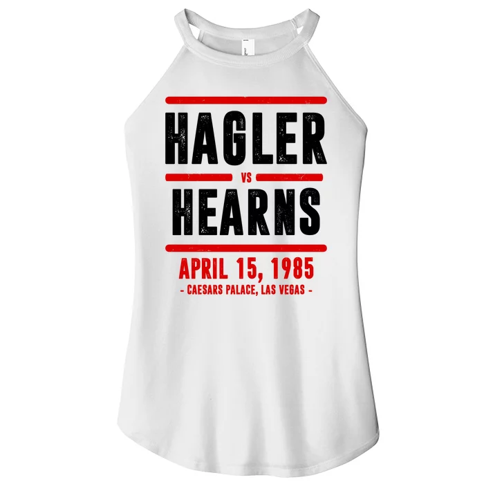 Hagler Vs Hearns 80s Boxing Women’s Perfect Tri Rocker Tank