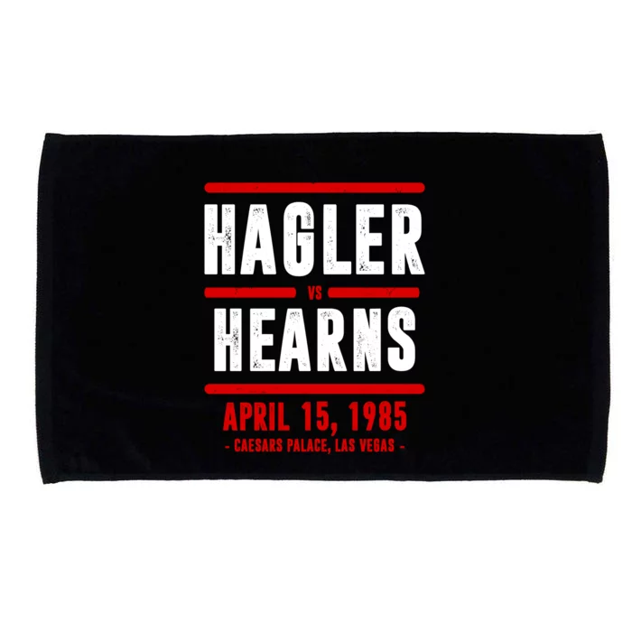 Hagler Vs Hearns Boxing Microfiber Hand Towel