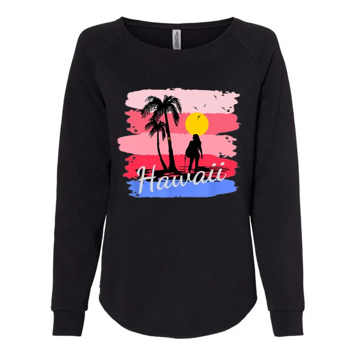 Hawaiian Vacation In Pastel Colors For Matching Family Group Womens California Wash Sweatshirt