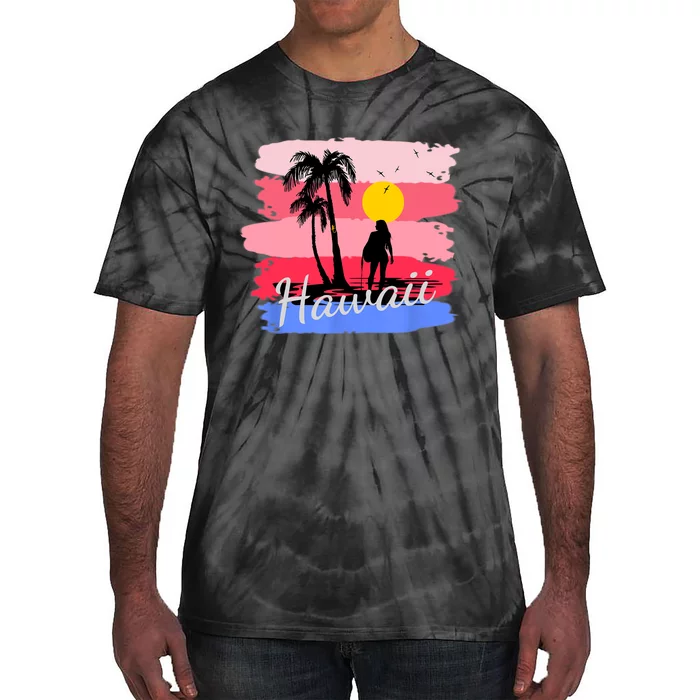 Hawaiian Vacation In Pastel Colors For Matching Family Group Tie-Dye T-Shirt