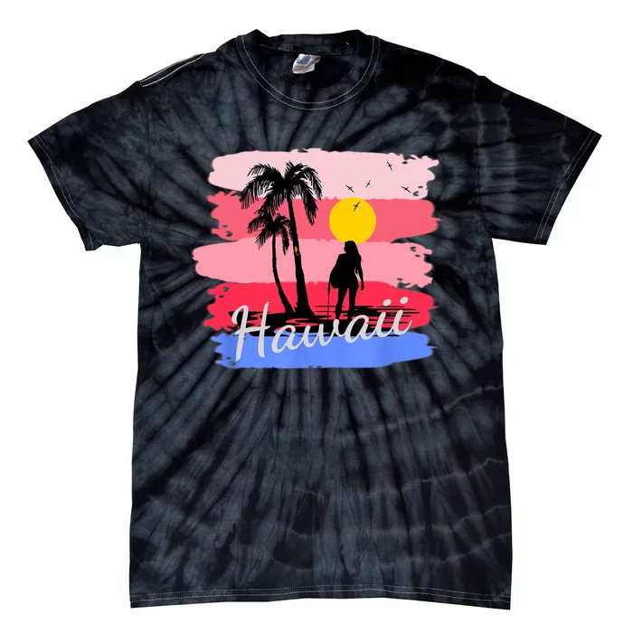 Hawaiian Vacation In Pastel Colors For Matching Family Group Tie-Dye T-Shirt