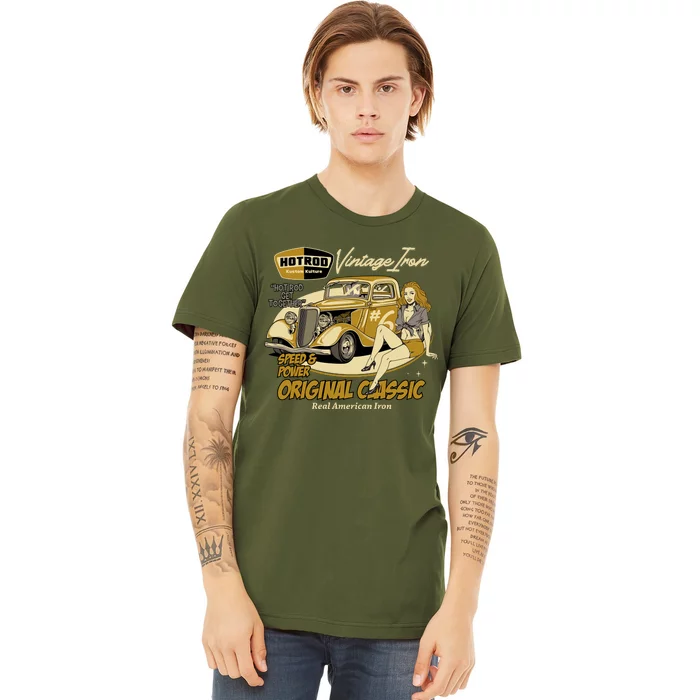 Hotrod Vintage Iron Premium T-Shirt