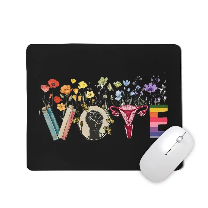 Heart Vote Like Ruth Sent You Flowers Feminist Lgbt Pride Mousepad