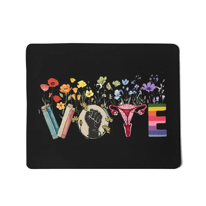 Heart Vote Like Ruth Sent You Flowers Feminist Lgbt Pride Mousepad