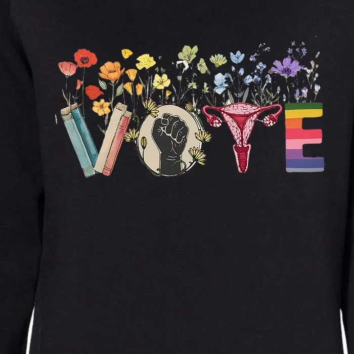 Heart Vote Like Ruth Sent You Flowers Feminist Lgbt Pride Womens California Wash Sweatshirt