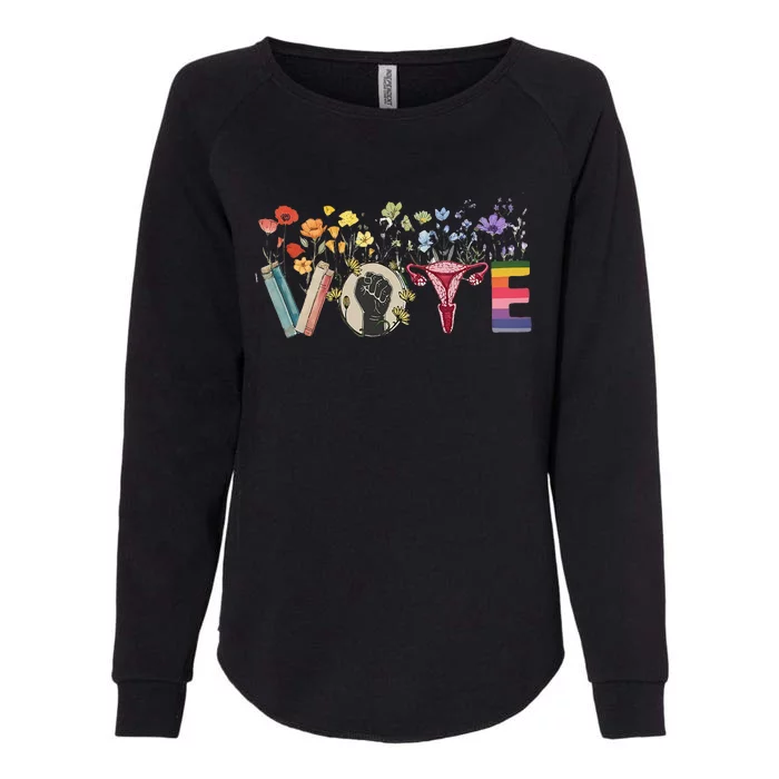 Heart Vote Like Ruth Sent You Flowers Feminist Lgbt Pride Womens California Wash Sweatshirt