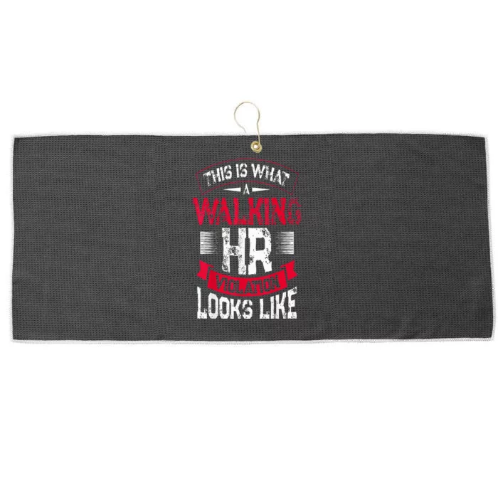 Hr Violation Looks Like Payroll Job Large Microfiber Waffle Golf Towel