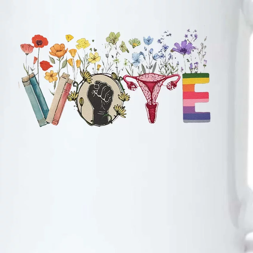 Heart Vote Like Ruth Sent You Flowers Feminist Lgbt Pride Gift Black Color Changing Mug