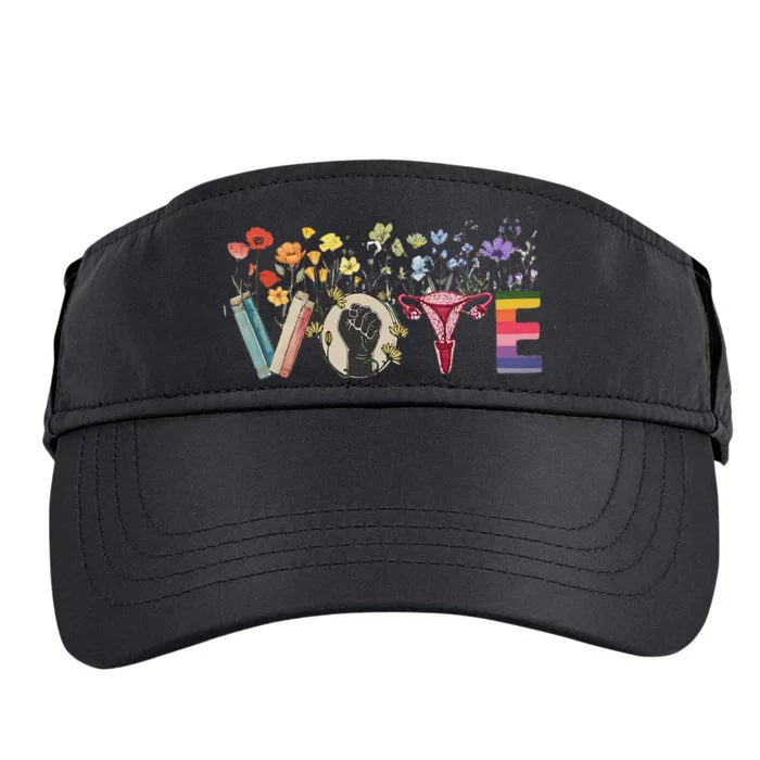 Heart Vote Like Ruth Sent You Flowers Feminist Lgbt Pride Gift Adult Drive Performance Visor