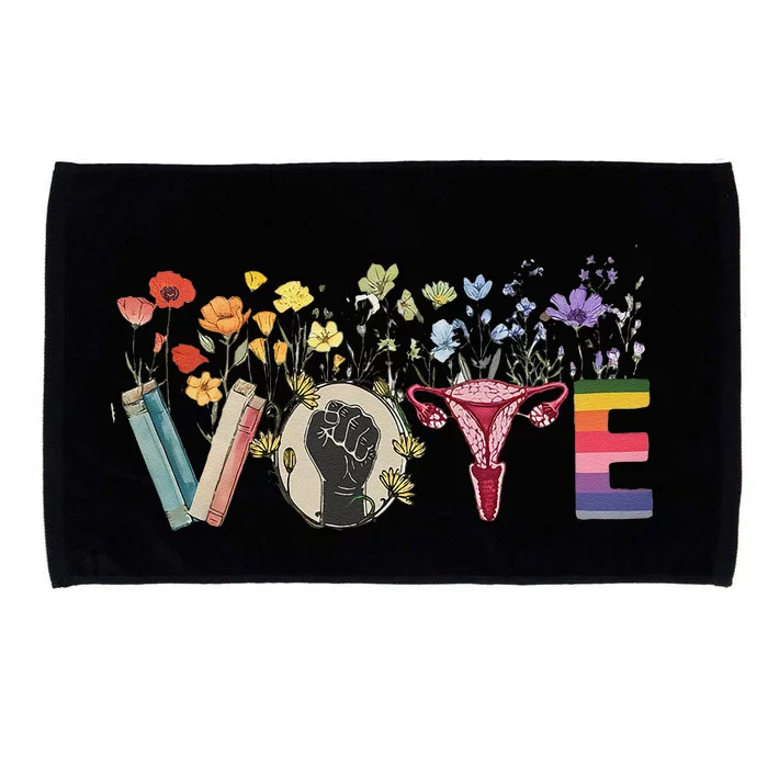 Heart Vote Like Ruth Sent You Flowers Feminist Lgbt Pride Gift Microfiber Hand Towel