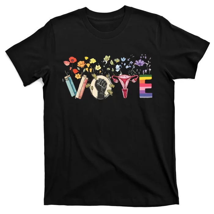 Heart Vote Like Ruth Sent You Flowers Feminist Lgbt Pride T-Shirt