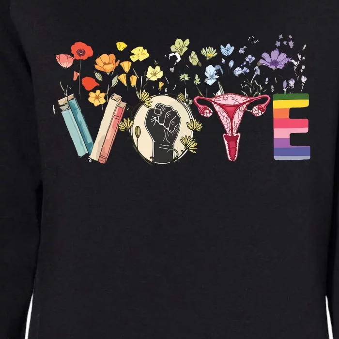 Heart Vote Like Ruth Sent You Flowers Feminist Lgbt Pride Womens California Wash Sweatshirt